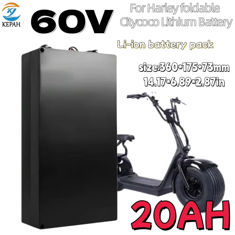 60V 30Ah Electric Scooter Battery - Untuk Baterai Sepeda Motor Listrik Harley