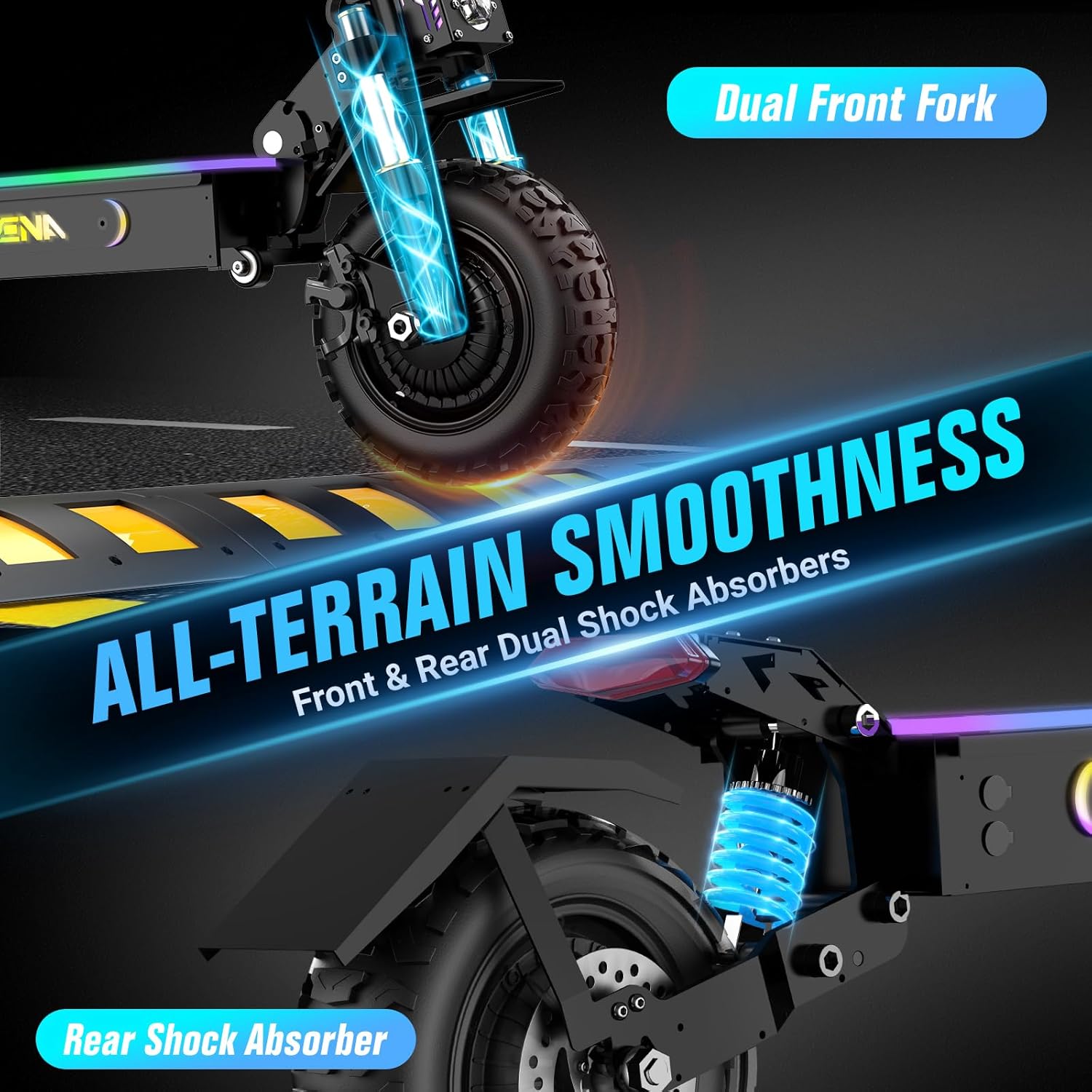 ONECNA GT7 Skuter Listrik Dewa - 60V 5600W Dual Motor Electric Scooter ulasan dan harga