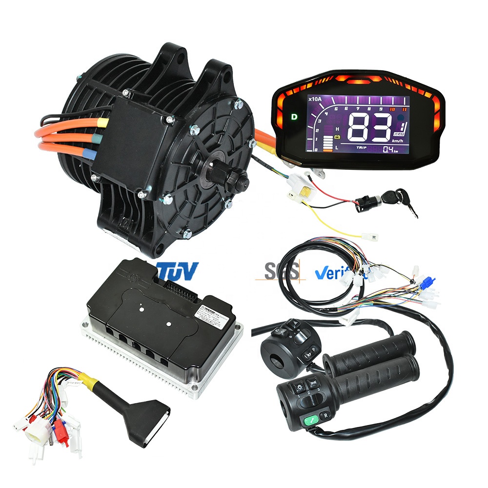Motor PMSM dengan Rotor Intern - Mid Drive Motor Kit 72V 3000W ulasan dan harga