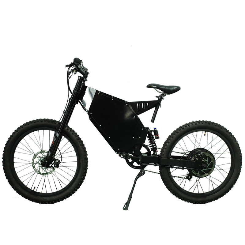 Sepeda Listrik Suspensi Penuh  - 8000W Stealth Bomber Ebike ulasan dan harga