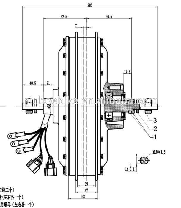 3/3,5T 4T 5T QS273 V3 V4 8KW 7 - Qs273 Hub Motor 8000W 72V ulasan dan harga